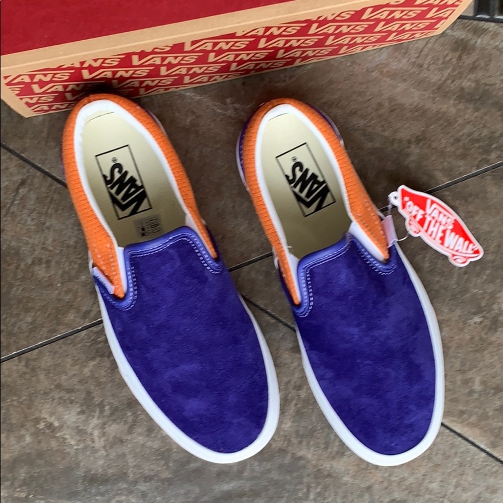 VANS CLASSIC SLIP ON P & C Royal Blue/Apricot men’ - Picture 16 of 16